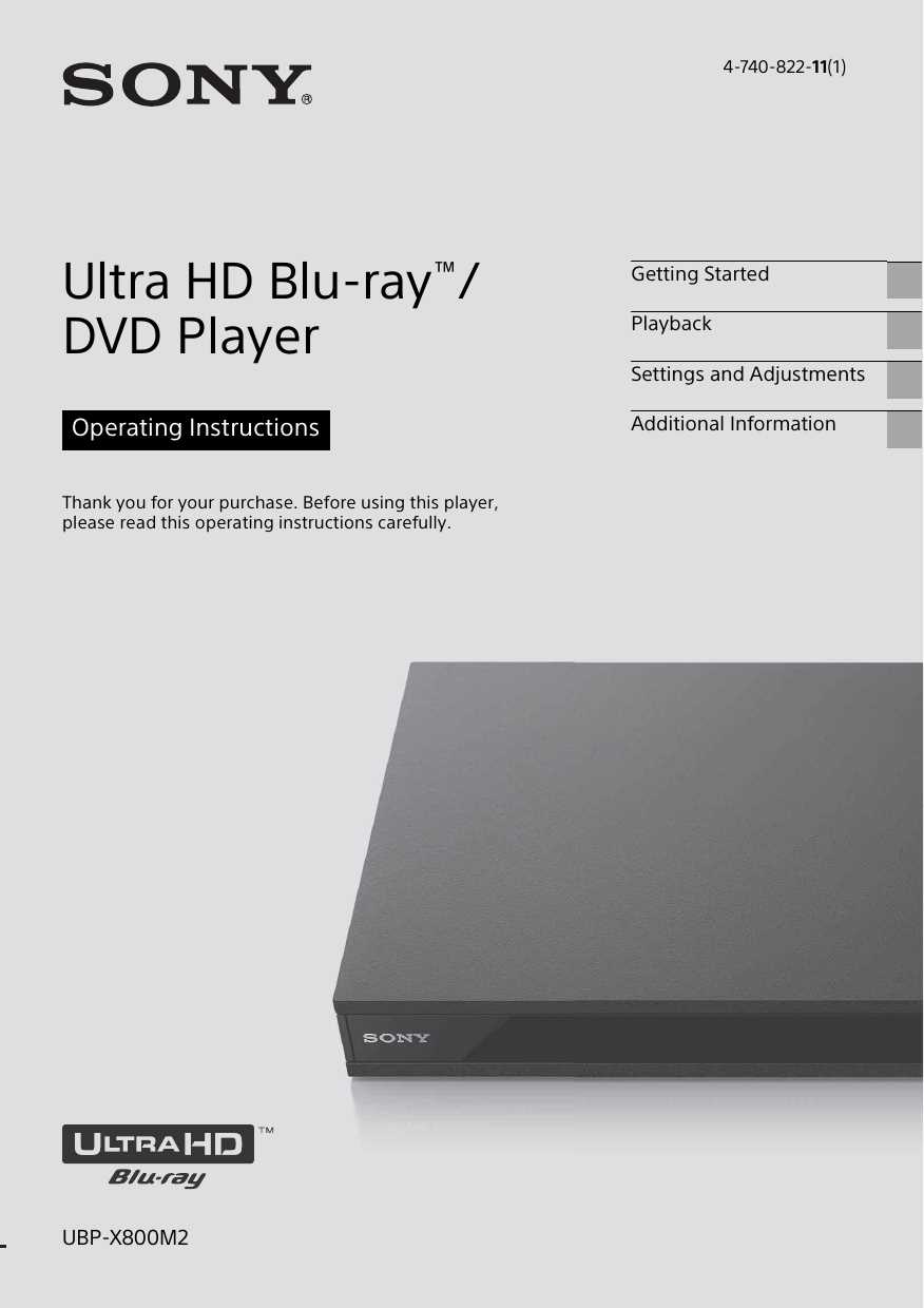 sony blu ray instruction manual