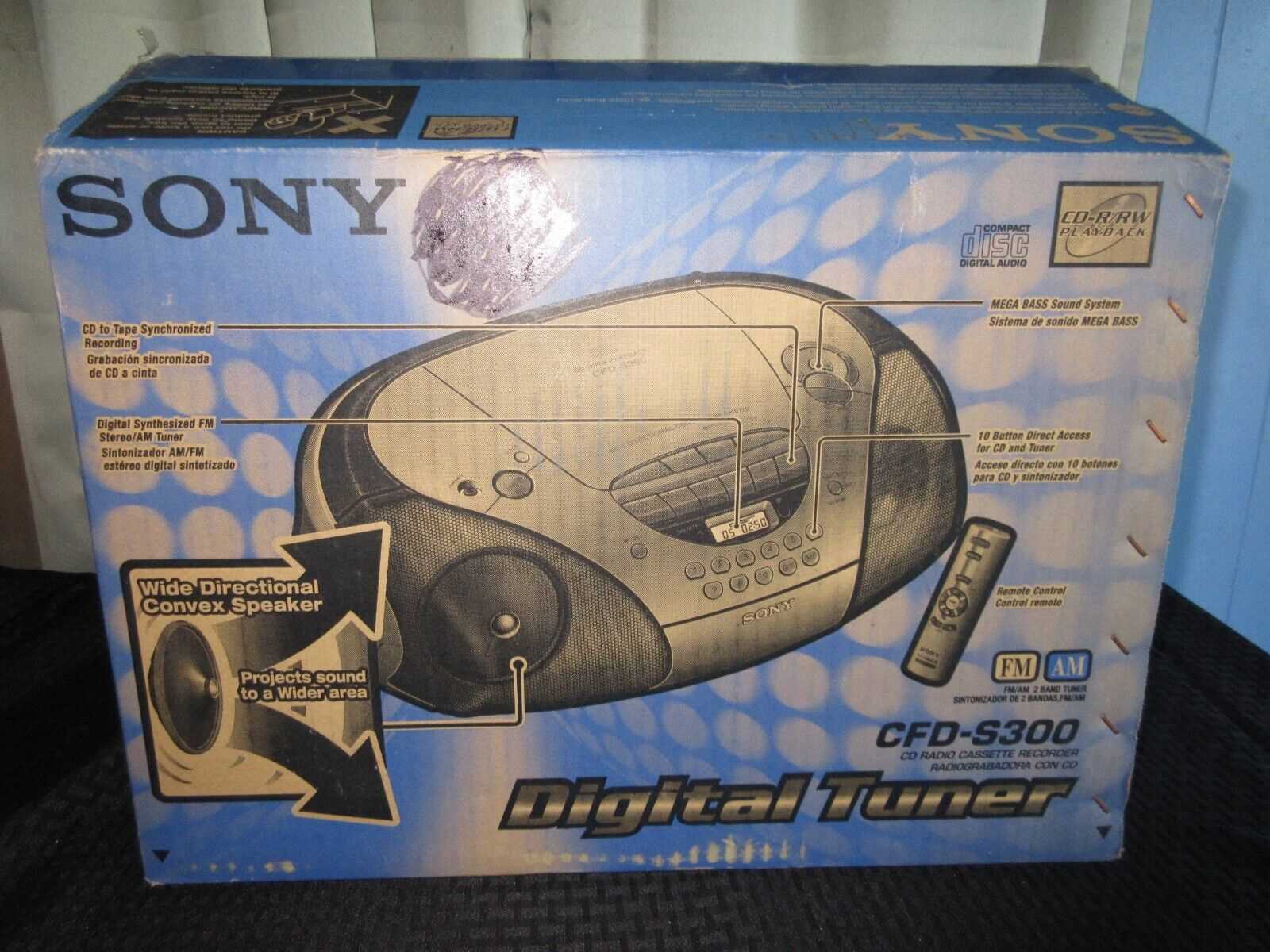 sony cfd s300 instruction manual