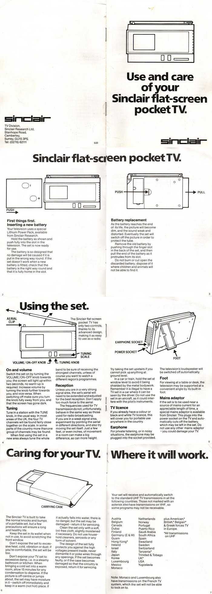 sony television instruction manual