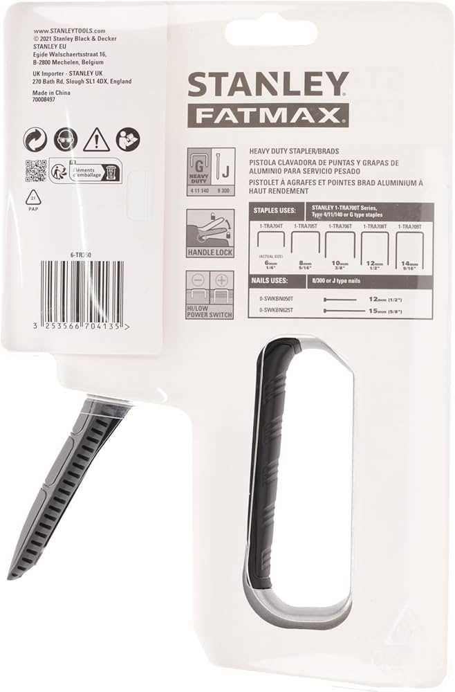 stanley tr250 instruction manual