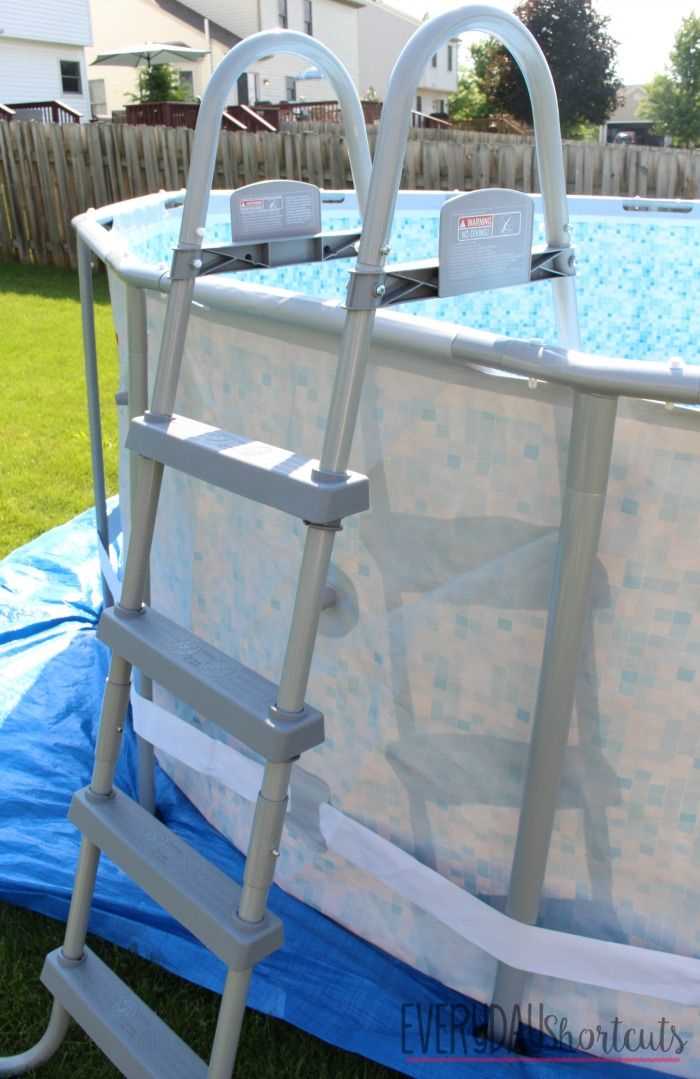 bestway pool ladder instruction manual