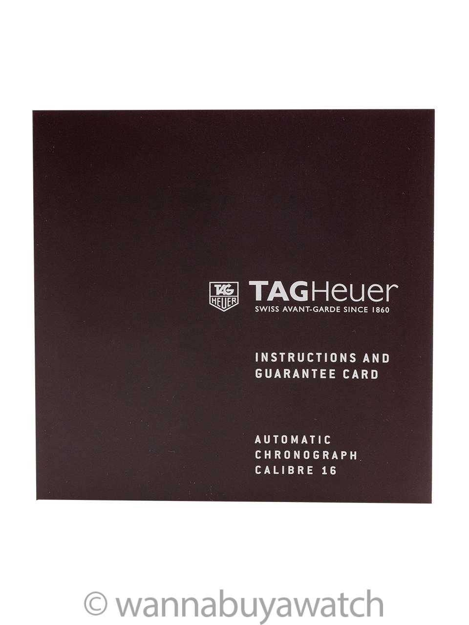 tag heuer instruction manual