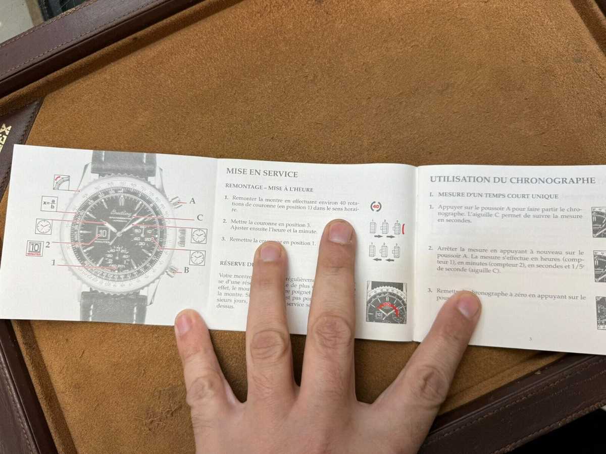 breitling jupiter pilot instruction manual