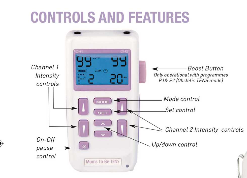 boots tens machine instructions manual