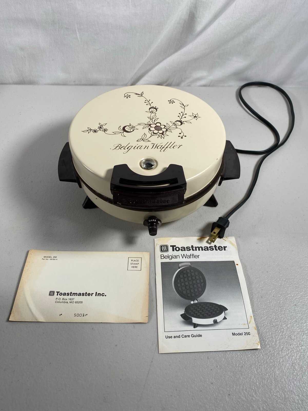 toastmaster belgian waffle maker instruction manual