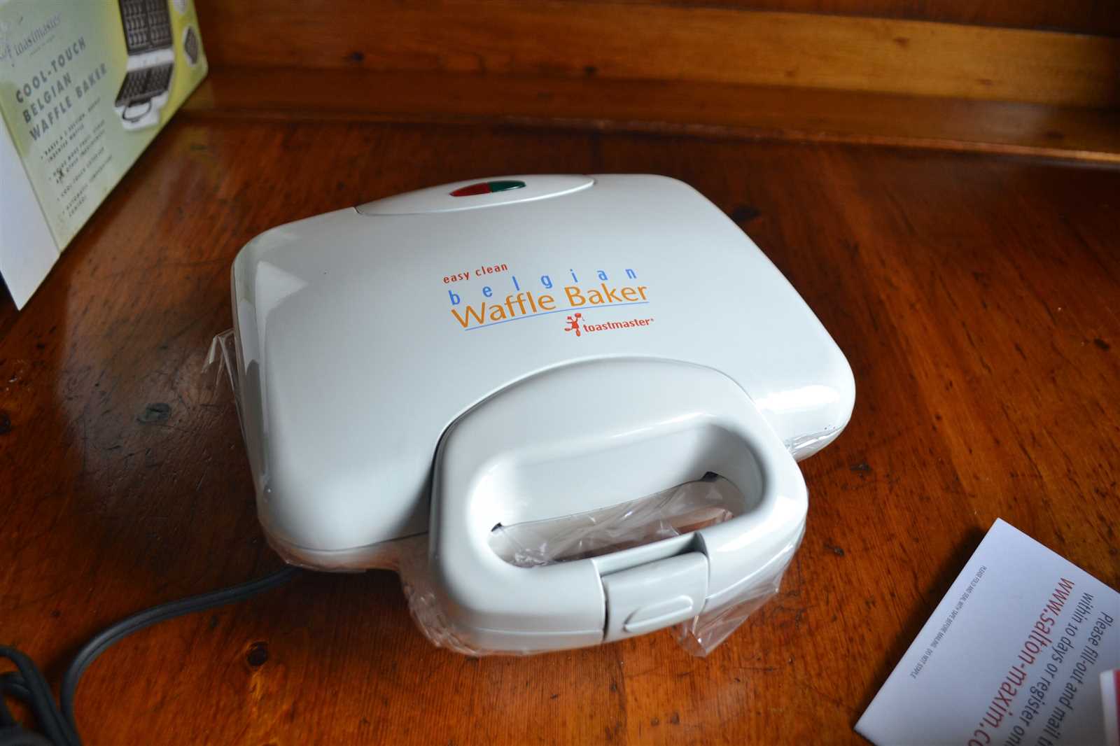 toastmaster belgian waffle maker instruction manual