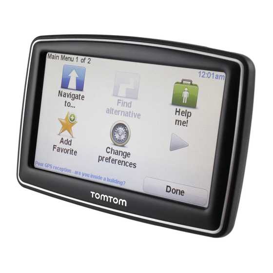 tomtom start 25 instruction manual