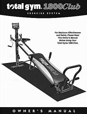 total gym elite instruction manual