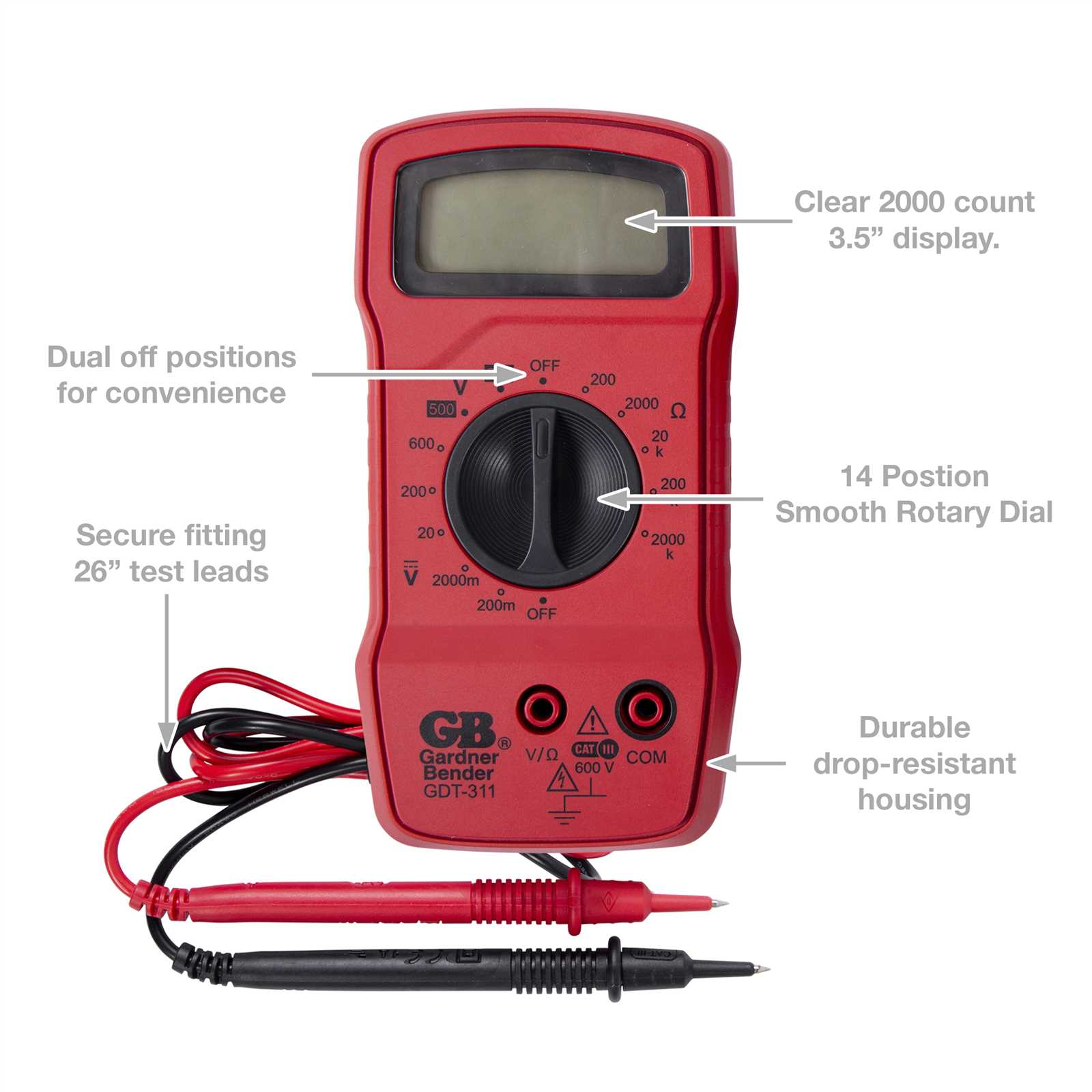 gardner bender digital multimeter gdt 311 instruction manual