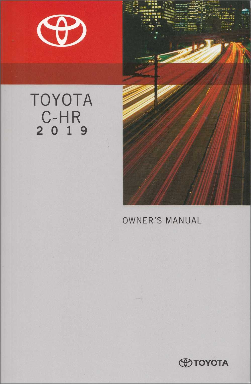 toyota chr instruction manual