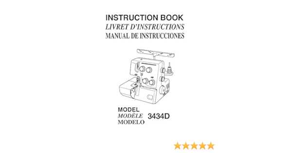 janome 3434d instruction manual