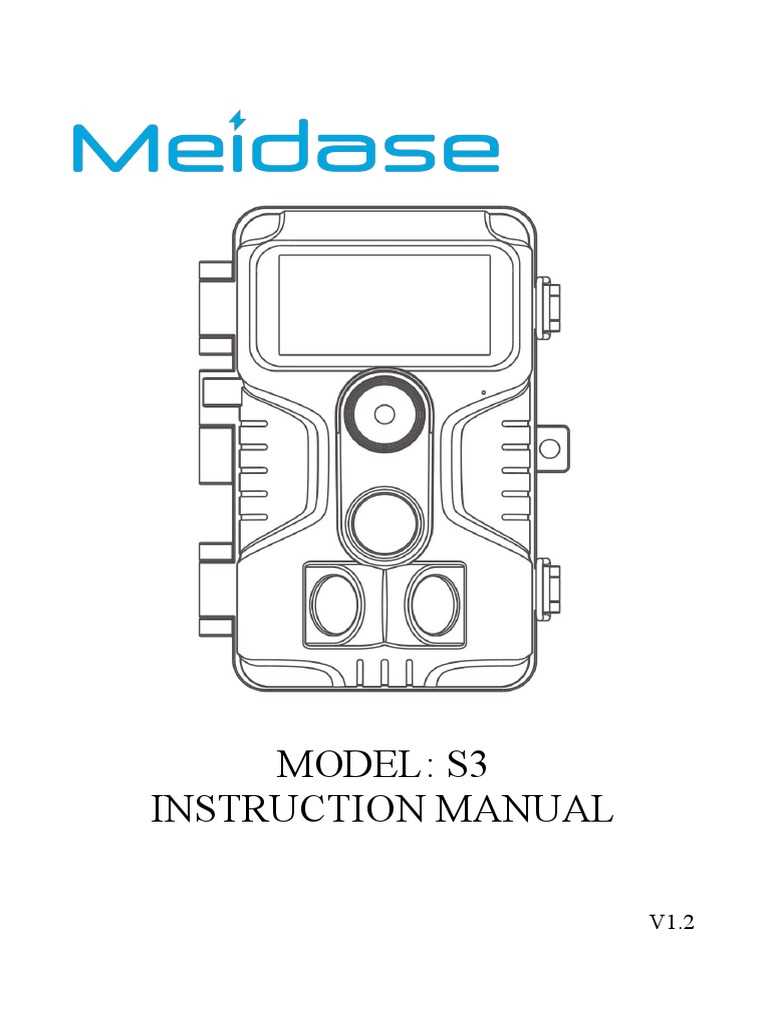 trail camera instruction manual