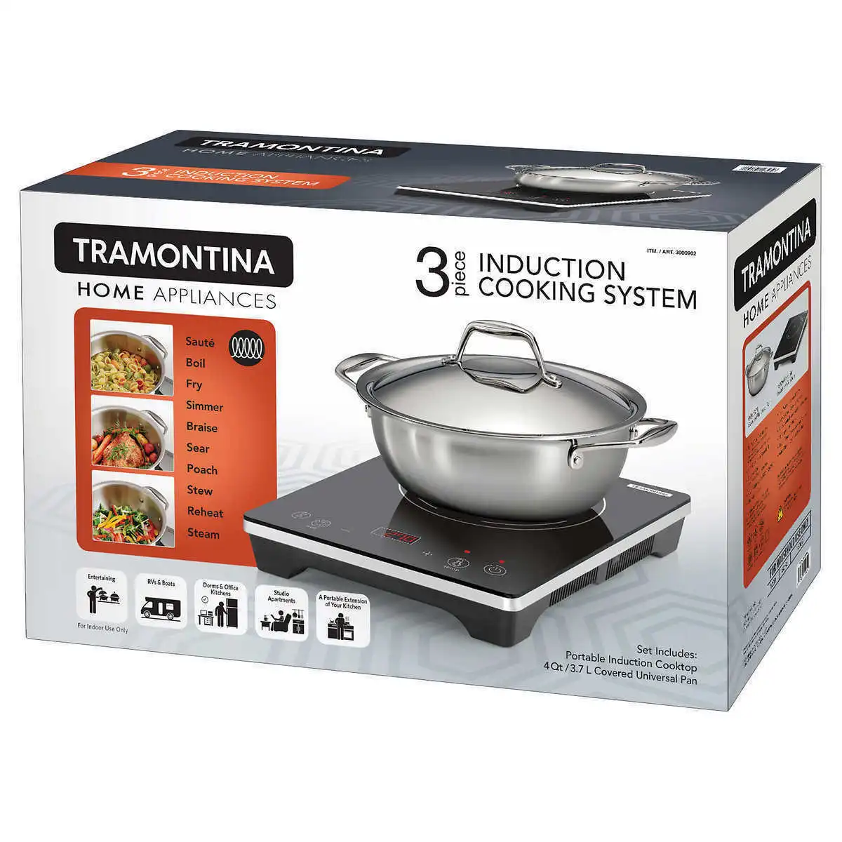 tramontina induction cooktop instruction manual