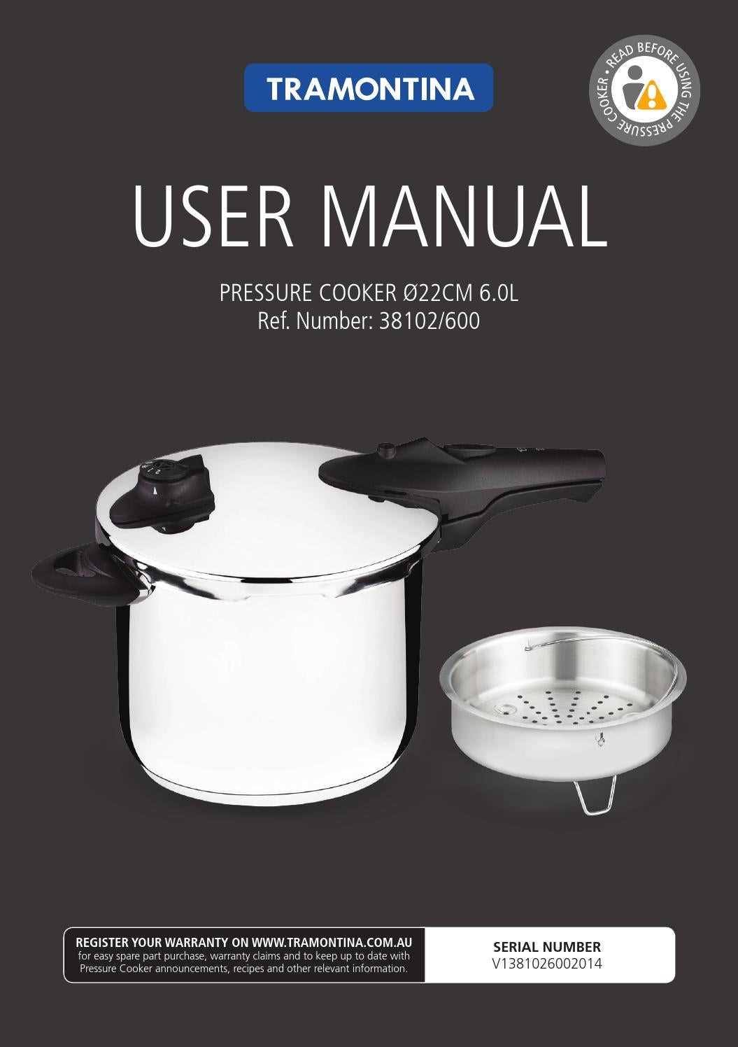 tramontina induction cooktop instruction manual