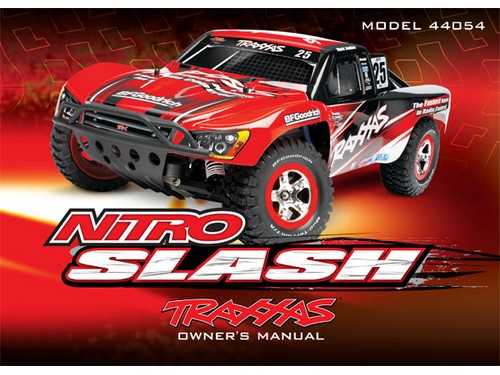 traxxas stampede instruction manual