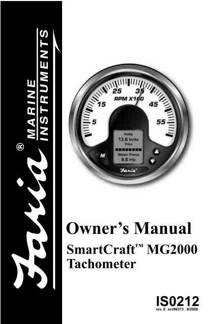 faria depth finder instruction manual