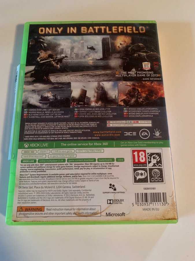 battlefield 4 instruction manual