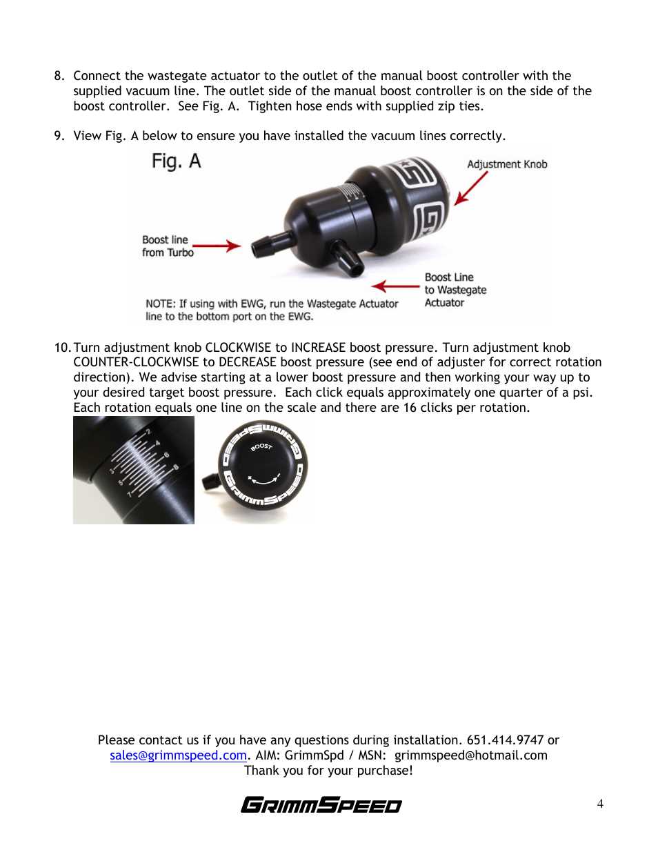 on3 manual boost controller instructions