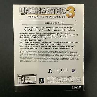 uncharted 3 instruction manual