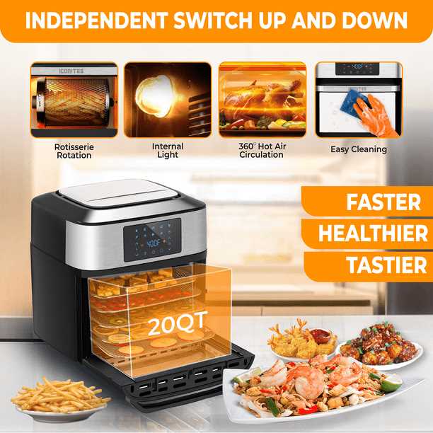 iconites air fryer instruction manual