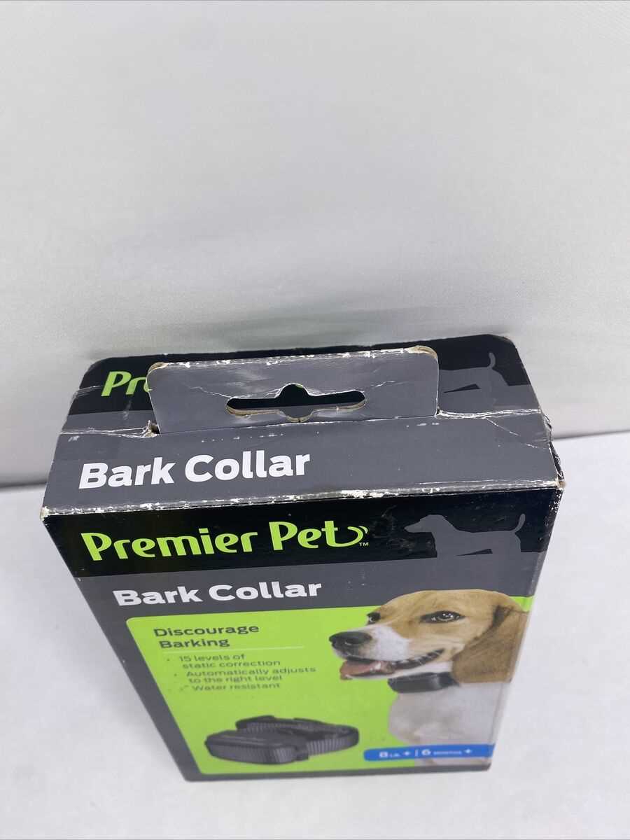 premier pet bark collar instruction manual