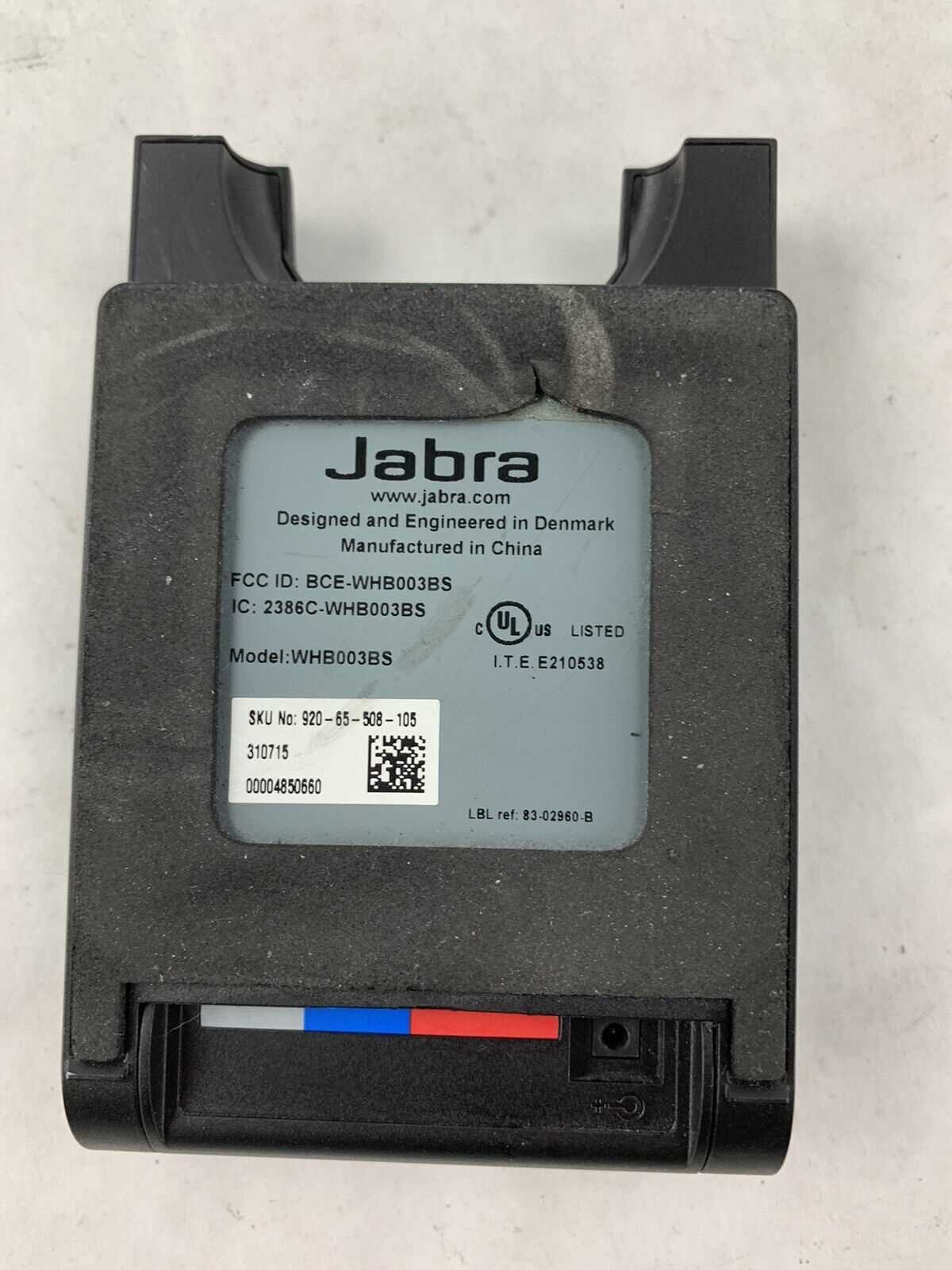 jabra whb003bs instruction manual