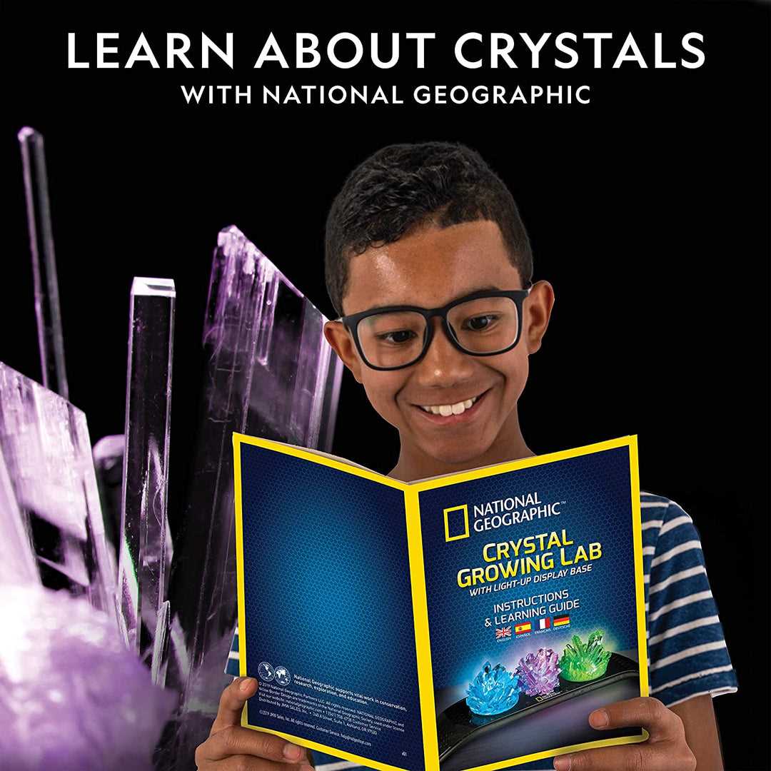 ultimate light up crystal growing kit instruction manual