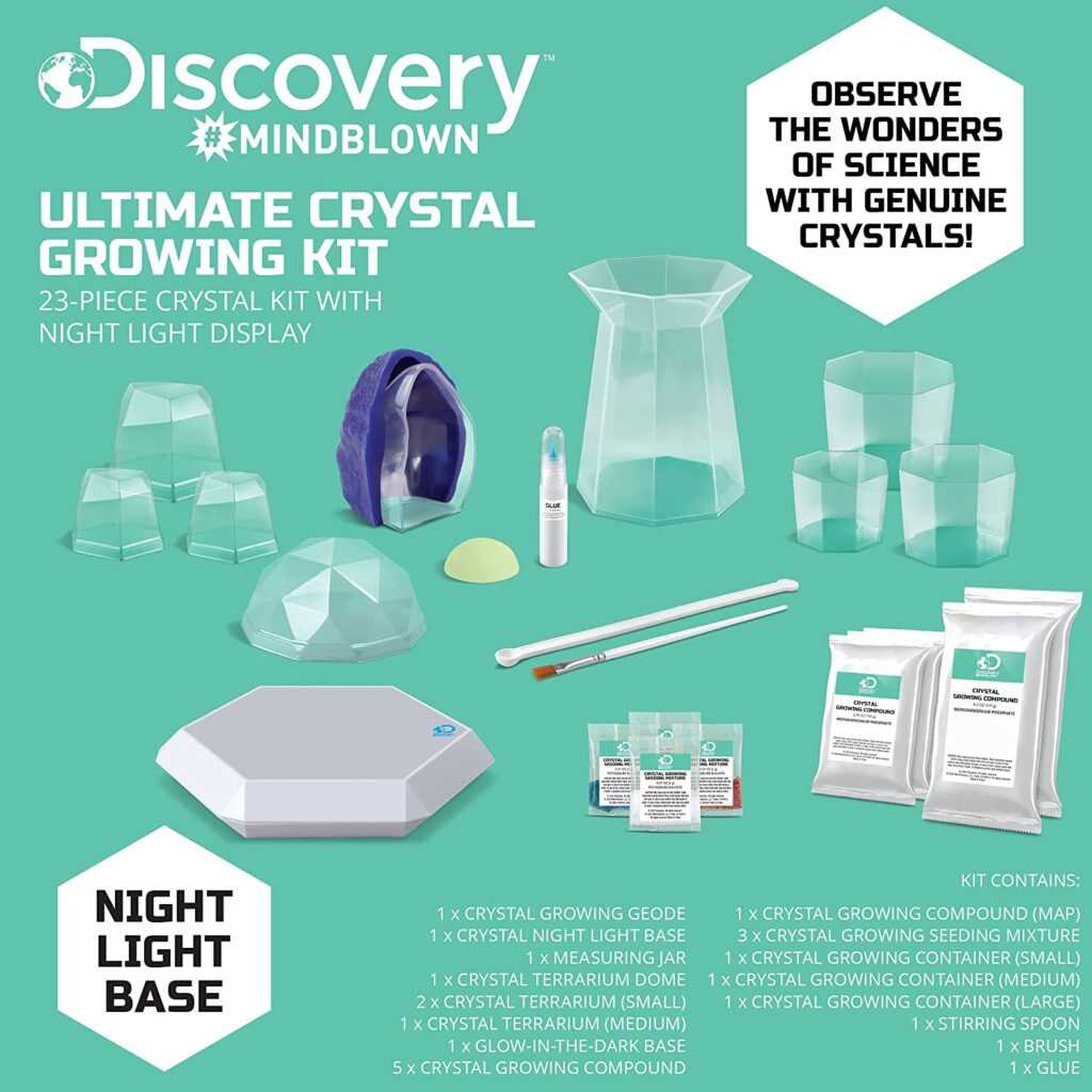 ultimate light up crystal growing kit instruction manual