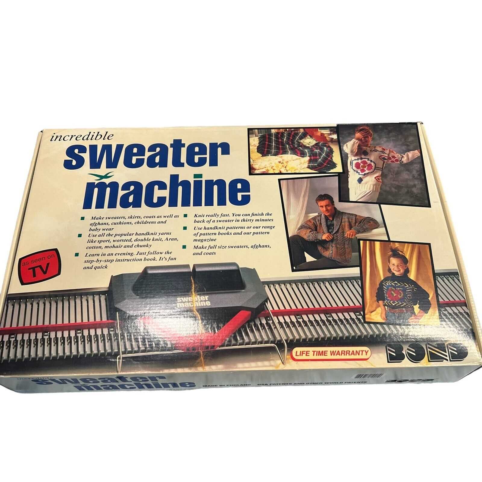 ultimate sweater machine instruction manual