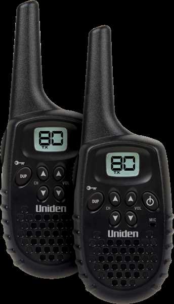 uniden walkie talkie instruction manual