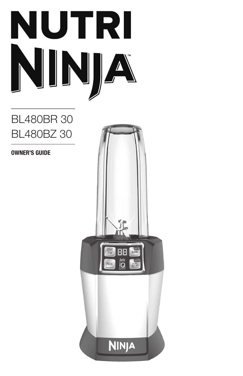 nutri ninja instruction manual