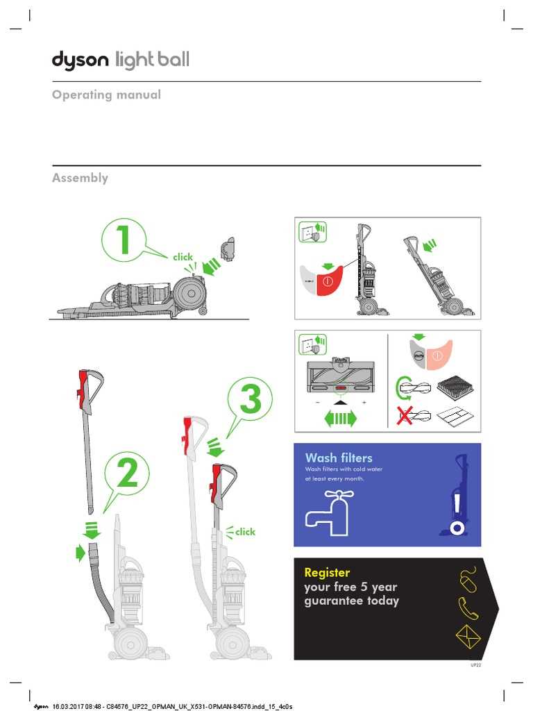 dyson animal instruction manual