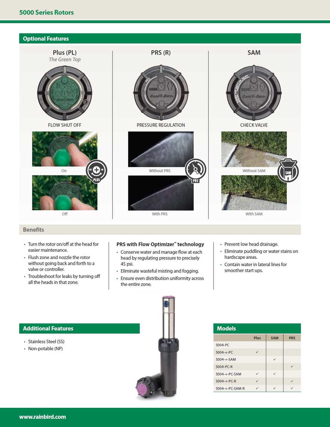 rainbird 5000 instruction manual