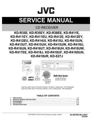 jvc kd g340 instruction manual