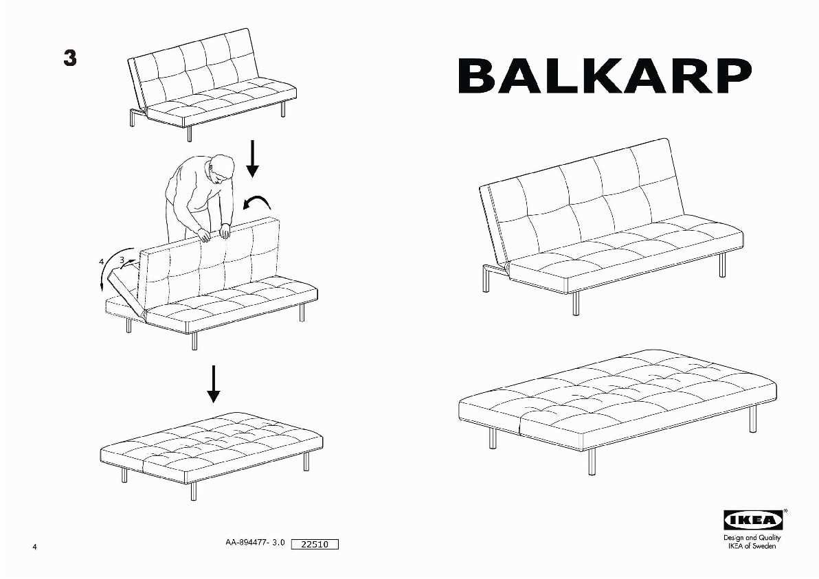 ikea futon instruction manual