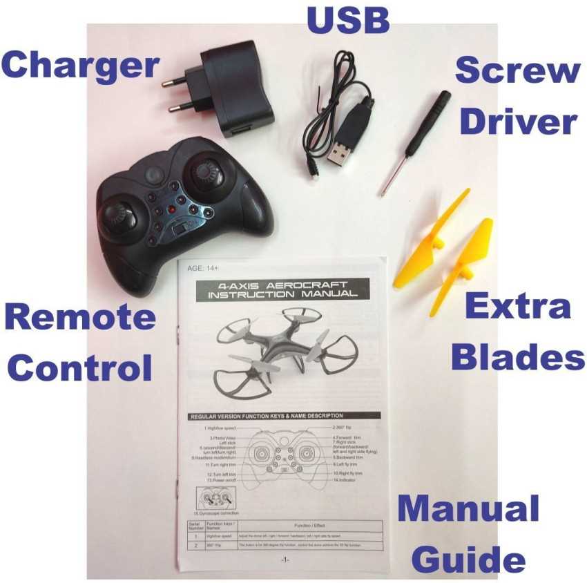 4 axis aerocraft instruction manual