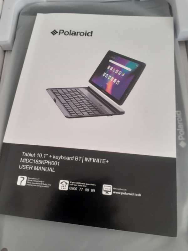 polaroid tablet instruction manual