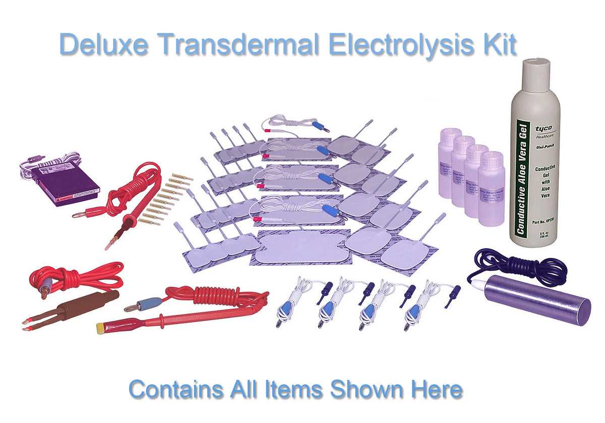 deluxe home electrolysis instruction manual