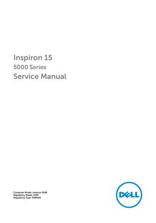 dell inspiron 15 5000 series instruction manual