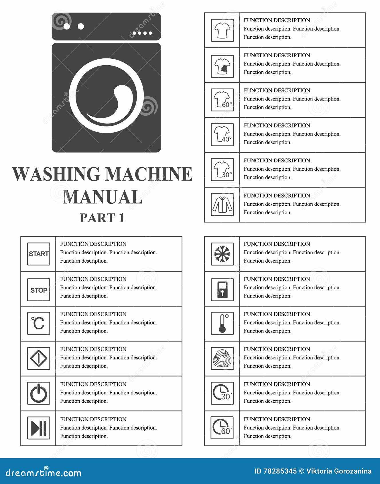 westpoint washing machine instruction manual