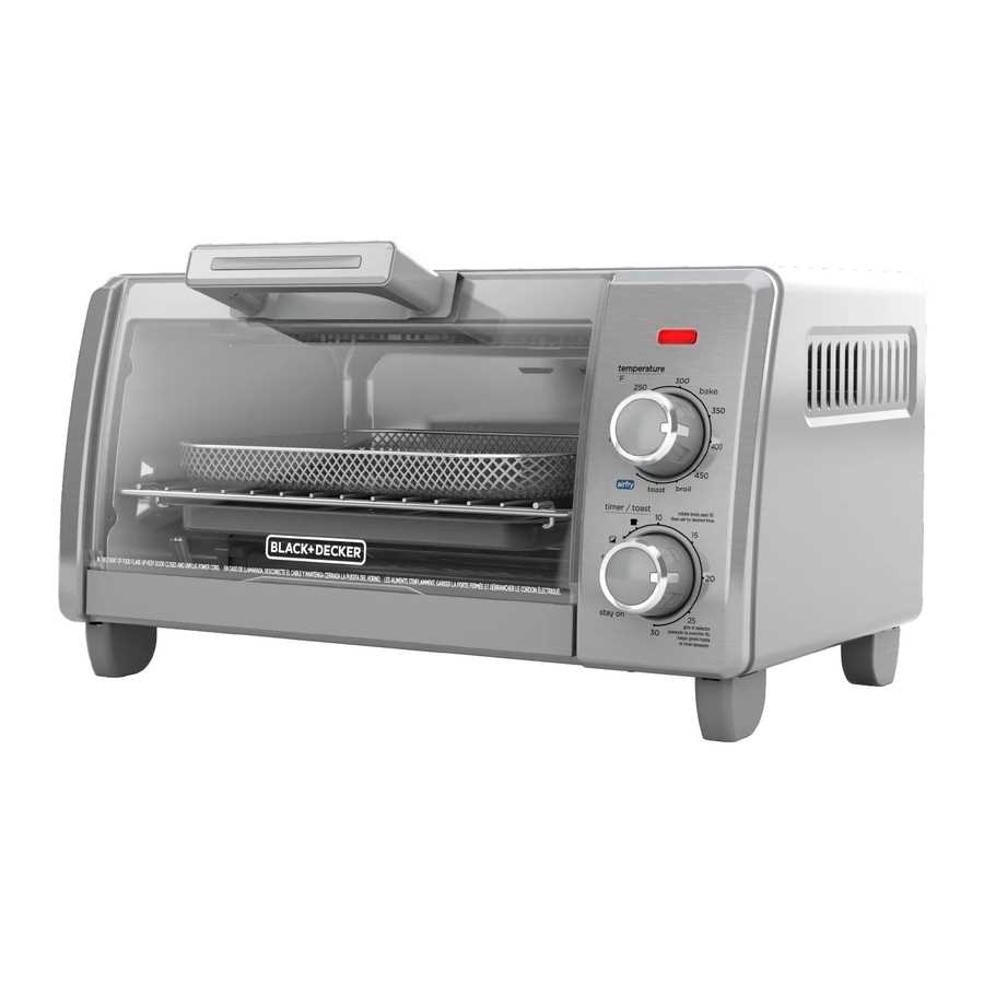 black and decker convection toaster oven instruction manual