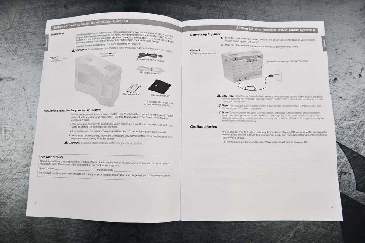 bose wave instruction manual