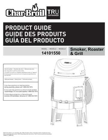 char broil smoker instruction manual