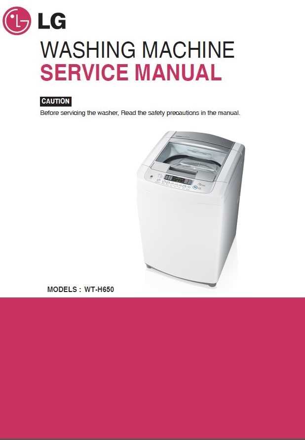 lg washing machine instruction manual