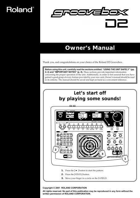 roland v drums instruction manual