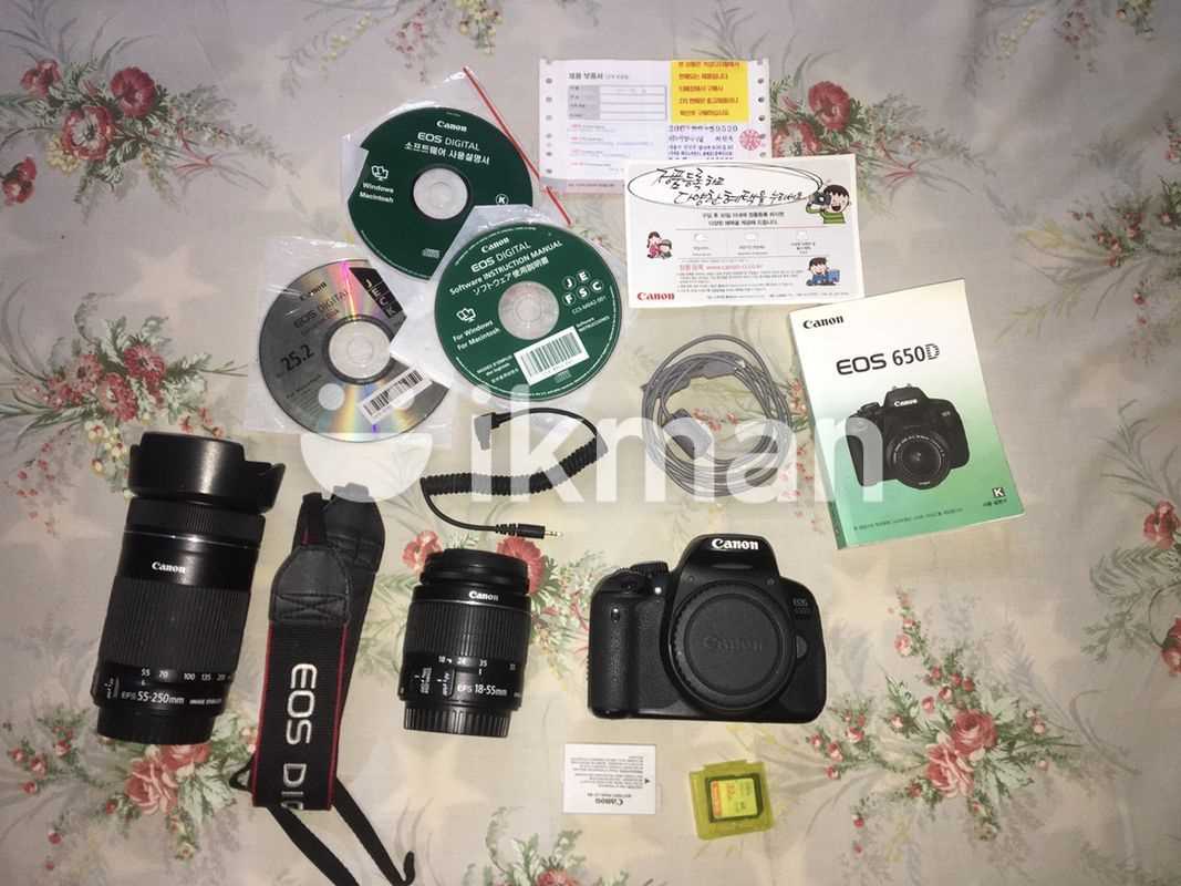 canon 650d instruction manual