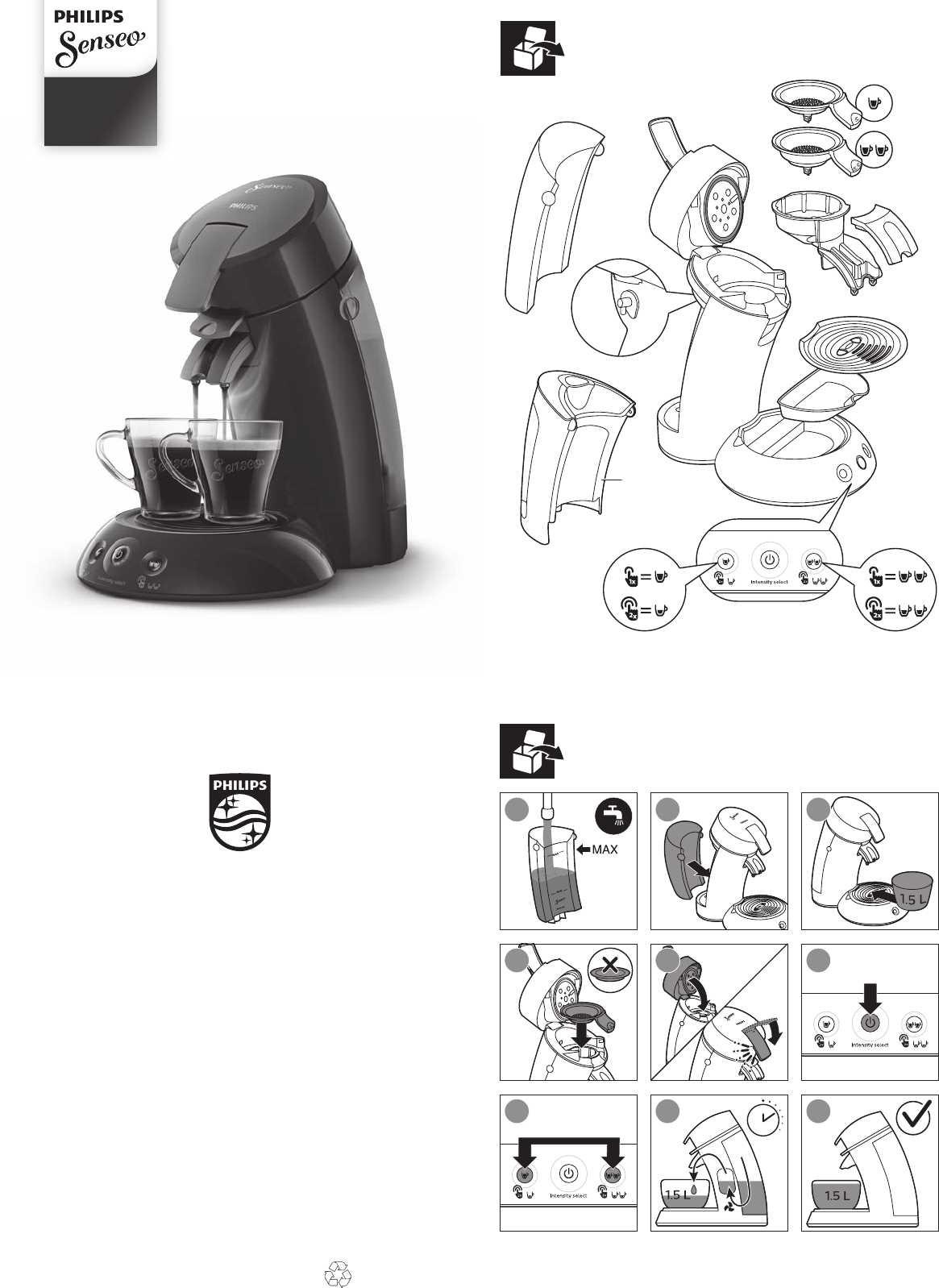 senseo coffee maker instruction manual