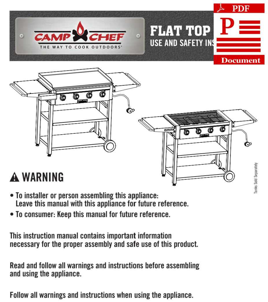 members mark grill instruction manual