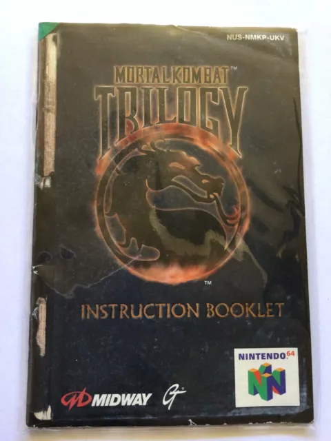 mortal kombat 11 instruction manual