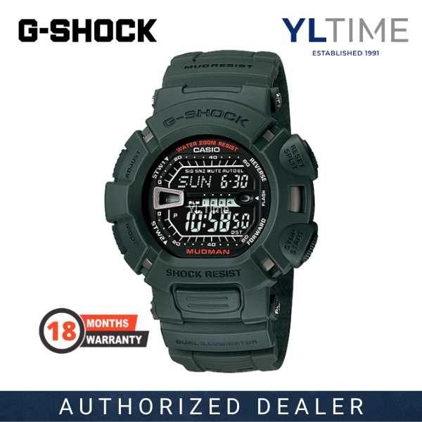 casio g shock mudman g 9000 instruction manual